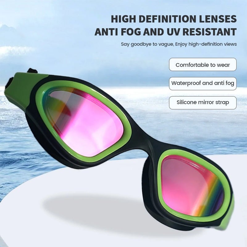 Bluejw Anti Fog UV Protection No Leaking PC Lens Men Women Adults Teenagers Wide View Polarized Swimming Goggles with Case - Image 5