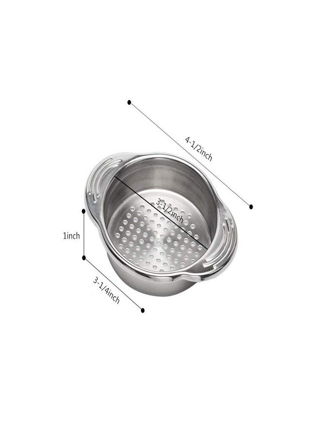 YUDONG Stainless Steel Food Tin Strainer, Can Press Strainer, Sieve Tuna Press Oil Drainer, for Canned Tuna - Image 2