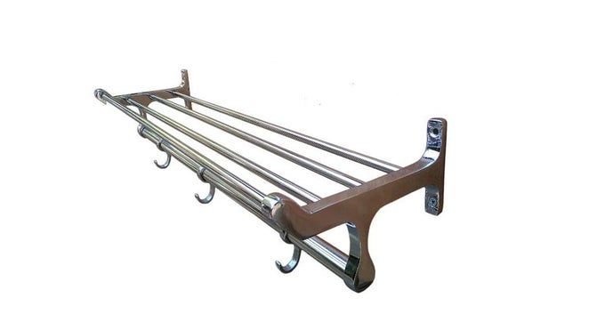 BEST QULITY HEAVY DUTY STAINLESS STEEL TOWEL RACK 60 CMS