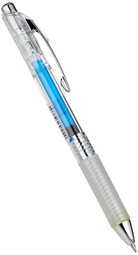 Pentel Knock Ballpoint Pen Energel-inkfree, 0.7mm (Blue Ink) BL77TL-C - Image 4