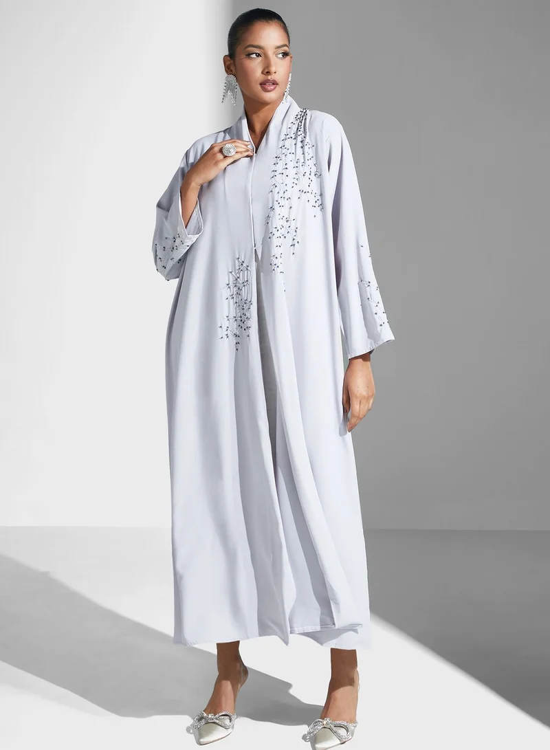آرا Embellished V-Neck Abaya