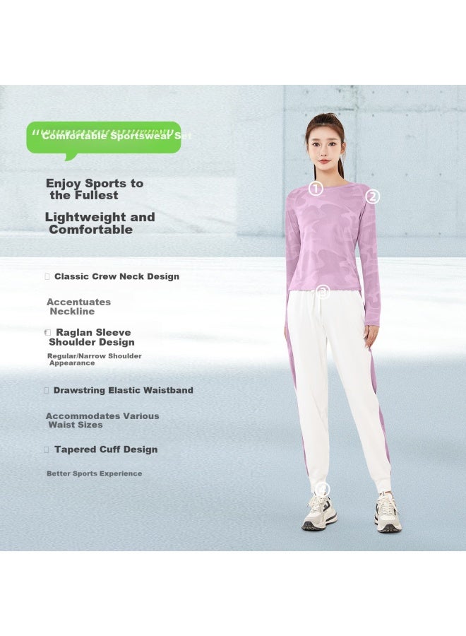 FANDIMU Vandimu Women's Badminton Clothing Set Spring Summer Sports Running Yoga Fitness Breathable Comfortable Outdoor Training Hiking - Image 1
