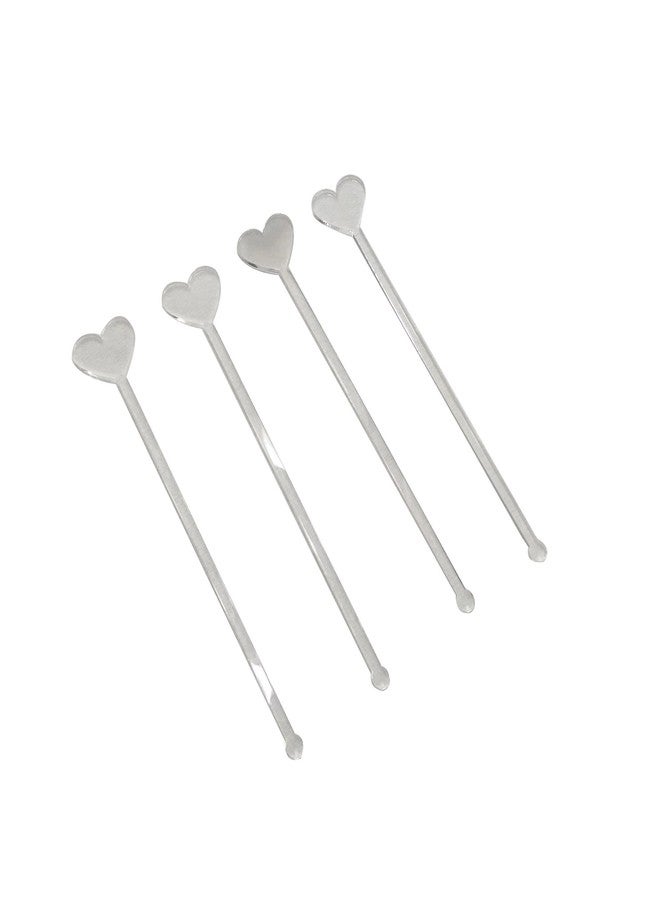 XIAOYUE 20pcs Heart Shaped Blank Acrylic Drink Stirrers, Perfect for Birthdays & Weddings - Image 1