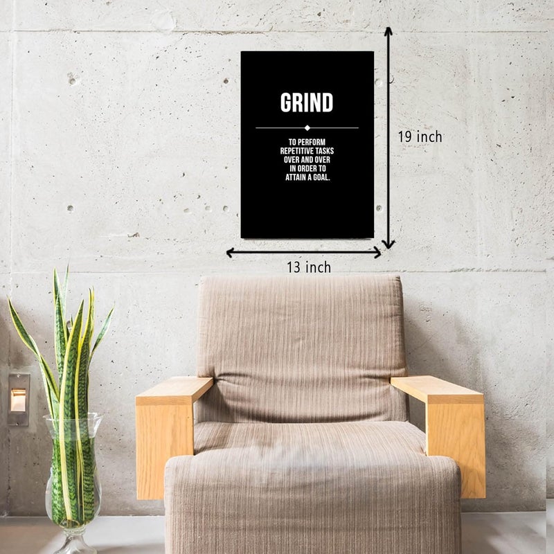 GRAY WALL Good Hope Matte paper 300gsm Grind Dictionary Poster multicolour Print 13 inch x 19 inch - Image 2