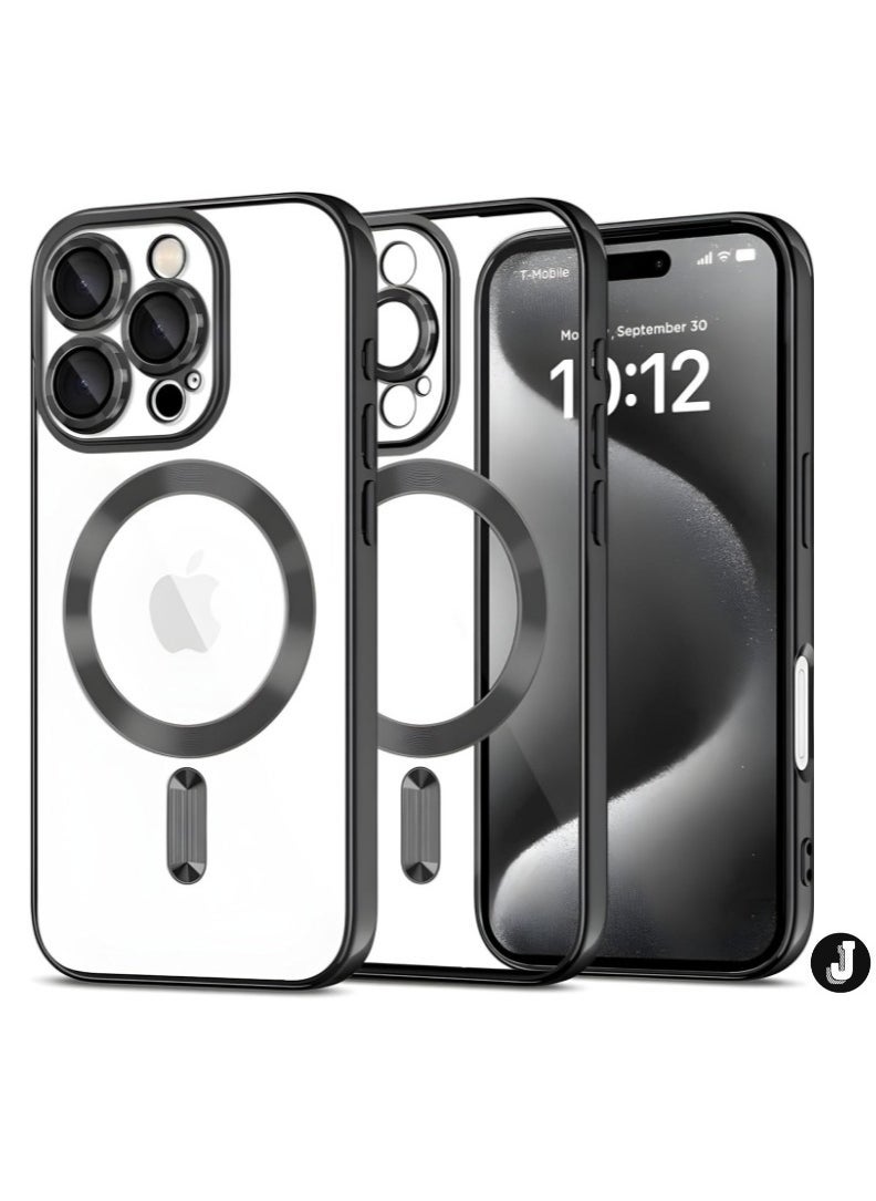 JAJEEK "New Shiny Black iPhone 16 Pro Max Case with MagSafe – Superior Shock and Scratch Protection" - Image 1