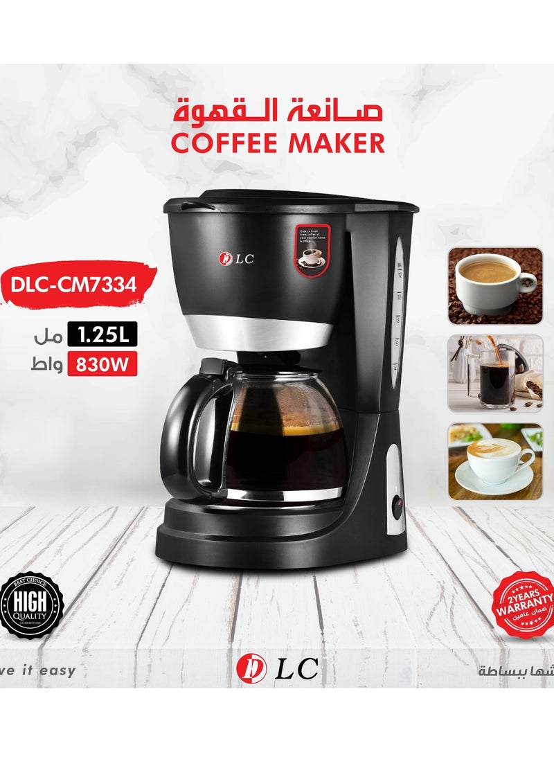 LC Liquid Coffee Maker | 1.25L Capacity, 830W Power | High-Quality, Easy to Use, Fast Brewing  - Image 3