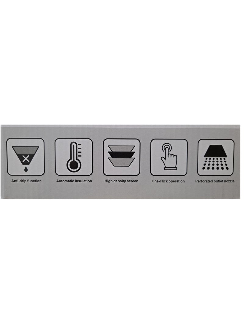 LC - Liquid Coffee Maker | 1.25L Capacity, 830W Power | High-Quality, Easy to Use, Fast Brewing - Image 1