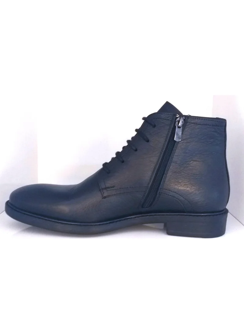 باجز شوز Bagsshoes INT2023K-025 Men's Leather Tied and Zippered Classic Boots