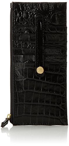 BRAHMIN Credit Card Wallet - Black Melbourne - Image 3