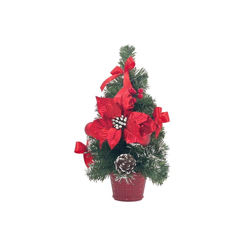 CHRISTMAS MAGIC Decorated Tree Red 40cm - Image 3