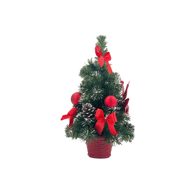 CHRISTMAS MAGIC Decorated Tree Red 40cm - Image 4
