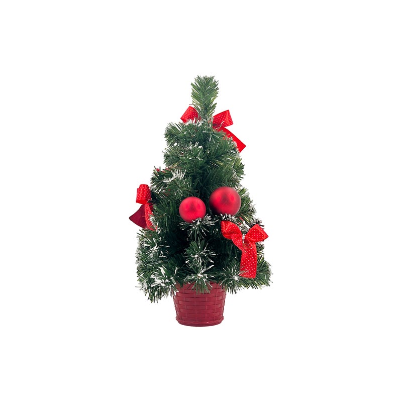 CHRISTMAS MAGIC Decorated Tree Red 40cm - Image 2