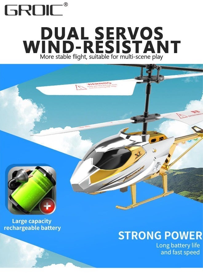 GROIC - Remote Control Helicopter, RC Helicopter with 7 LED Light and Altitude Hold, One Key Take Off/Landing, Mini Helicopter Remote Helicopter Toys for Adults Kids, Model Helicopter - Image 1