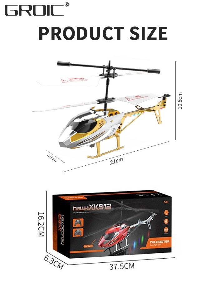 GROIC - Remote Control Helicopter, RC Helicopter with 7 LED Light and Altitude Hold, One Key Take Off/Landing, Mini Helicopter Remote Helicopter Toys for Adults Kids, Model Helicopter - Image 1