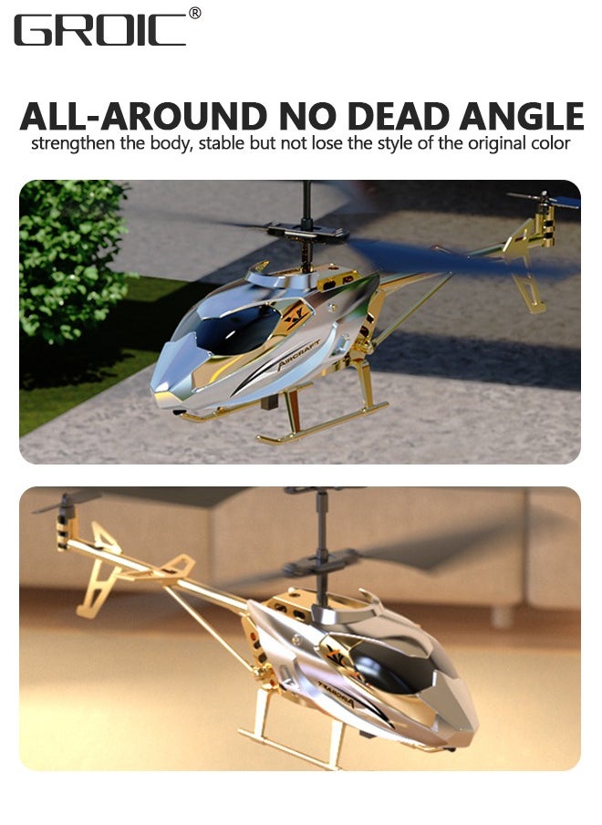 GROIC - Remote Control Helicopter, RC Helicopter with 7 LED Light and Altitude Hold, One Key Take Off/Landing, Mini Helicopter Remote Helicopter Toys for Adults Kids, Model Helicopter - Image 1