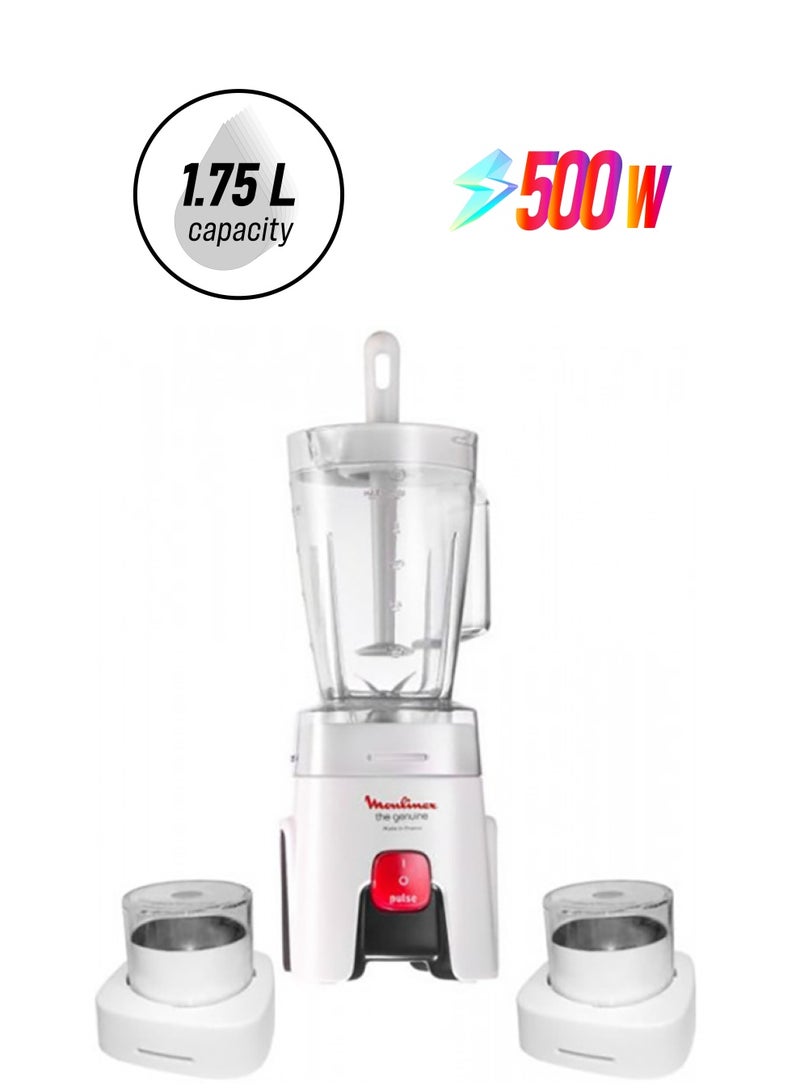 Moulinex Blender Jar 1.75 L 500 W LM242B25 White - Image 1