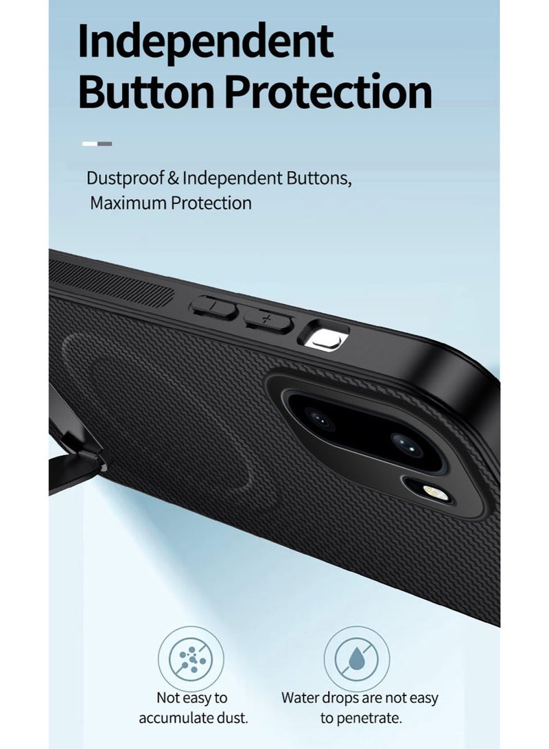 عام غطاء هاتف لـ Oneplus 15R مع Mag-Safe، غطاء مغناطيسي فائق النحافة يدعم الشحن اللاسلكي، غطاء لـ Oneplus 15R. - Image 2