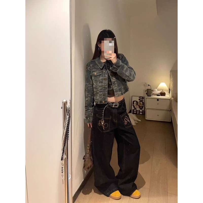 Unisex Casual Daily Denim Jeans - Image 1