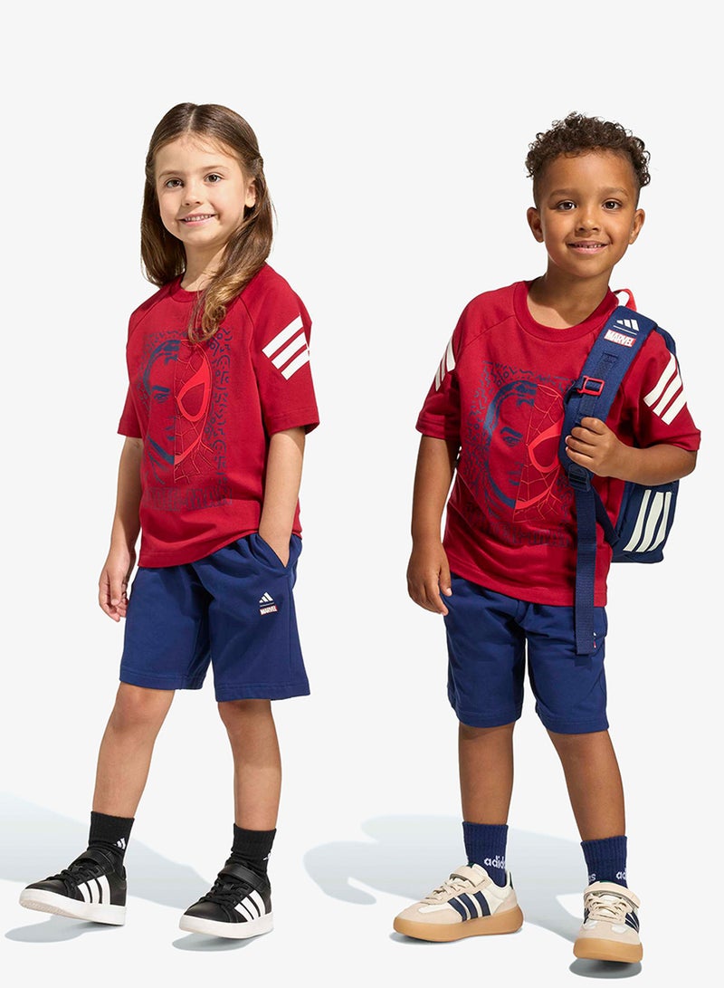 Adidas Kids Marvel Spider Man Tiro Set - Image 1