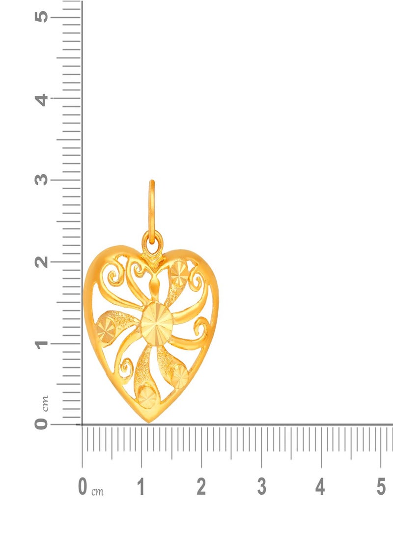 Malabar Gold and Diamonds 22k 916 Purity Malabar Gold Pendant AIPN242Y  - Image 5