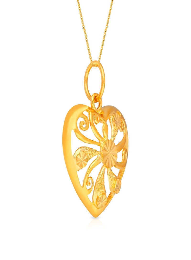 Malabar Gold and Diamonds 22k 916 Purity Malabar Gold Pendant AIPN242Y  - Image 2