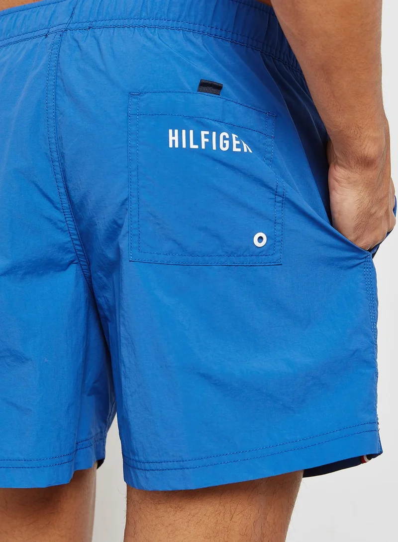 TOMMY HILFIGER Printed Drawstring Swim Shorts
