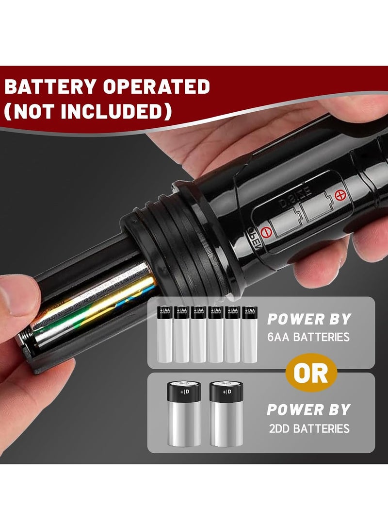 SYOSI Fuel Transfer Pump Portable 2.2 GPM Transfer Pump with Nozzle Battery Operated Electric Siphon Pump 3 FT Extra Long Hose Fits All Size Cans Portable Liquid Pump Transfers Gasoline Water - Image 5