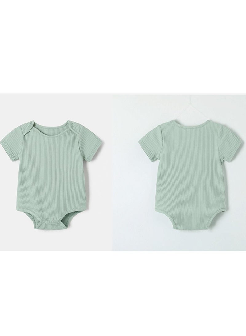 Loquat New Macaron Baby Thin Pajamas Newborn Baby Summer Green - Image 2