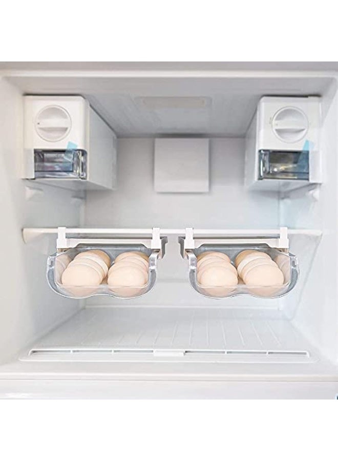 Transparent Stackable Fridge Storage Box, Sliding Drawer Fridge Storage Bin, Sliding Kitchen Storage Fridge Egg Holder  - Image 2