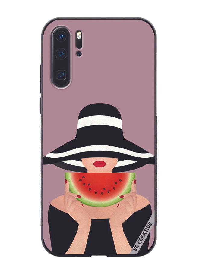 VR CREATIVE Protective Case Cover For Huawei P30 Pro Klover Cat Design Multicolour - Image 1