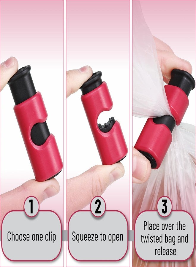 Mr. Pen- Squeeze and Lock Bread Bag Clips, 8 Pack, Squeeze and Lock Bread Clips, Bag Clips for Food Storage, Clips for Food Packages, Snack Clips, Food Clips for Bags, Plastic Bag Clip - Image 4