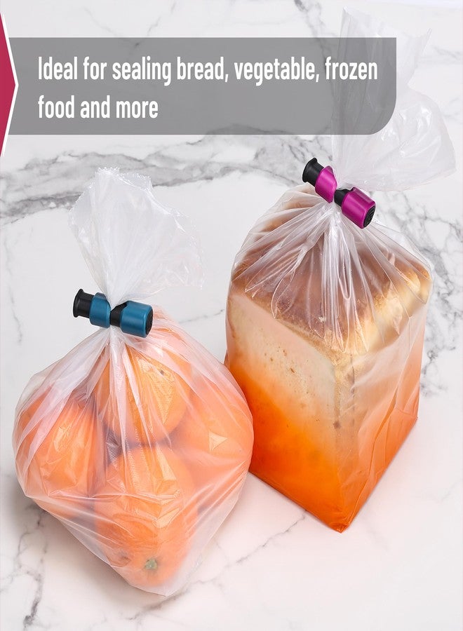 Mr. Pen- Squeeze and Lock Bread Bag Clips, 8 Pack, Squeeze and Lock Bread Clips, Bag Clips for Food Storage, Clips for Food Packages, Snack Clips, Food Clips for Bags, Plastic Bag Clip - Image 5