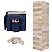 GOTHINK Giant Tumble Tower Game Large Tumbling Tower Stacking to Over 32 FT 60pcs Wooden Jumbo Blocks for Outside Yard Games wCarry Case Timber Stacking Game Night Toy Gift for Kids Adults Family - Image 4
