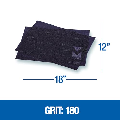 Mercer Abrasives Mercer Industries 449128180 12 x 18 Floor Sanding Screen Sheets 180 Grit 10 pack - Image 3