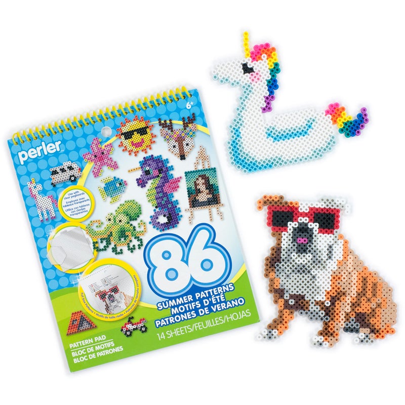 Perler Instruction Pad for Fuse Beads, 86 Patterns, Summertime Fun Piece, Small - Image 3