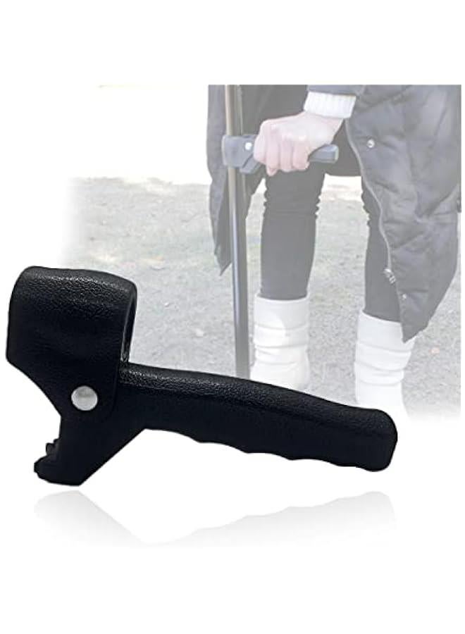Generic Walking Cane Handle Grips Support Stand Assist for Walker or Crutch, Fits Crutch Pipe Dia 1" for Elderly, Disabled, Limited Mobility  - Image 1
