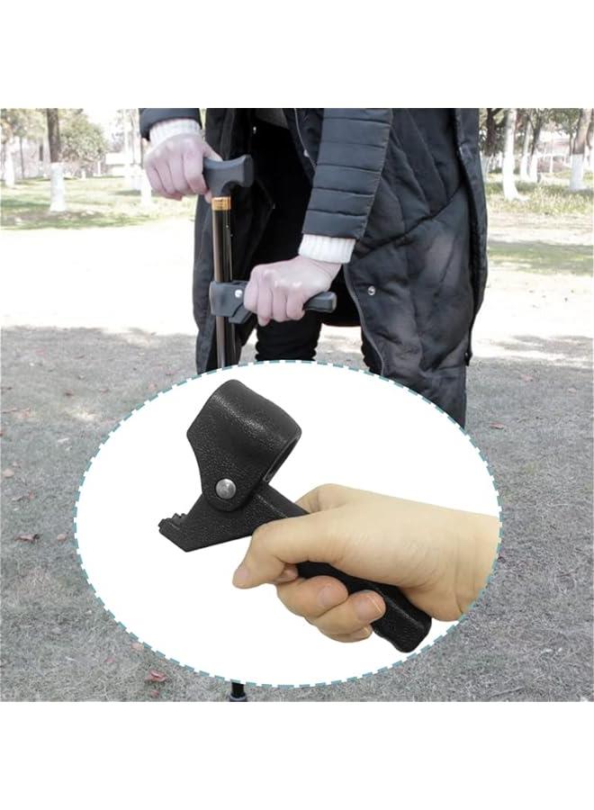 Generic Walking Cane Handle Grips Support Stand Assist for Walker or Crutch, Fits Crutch Pipe Dia 1" for Elderly, Disabled, Limited Mobility  - Image 4