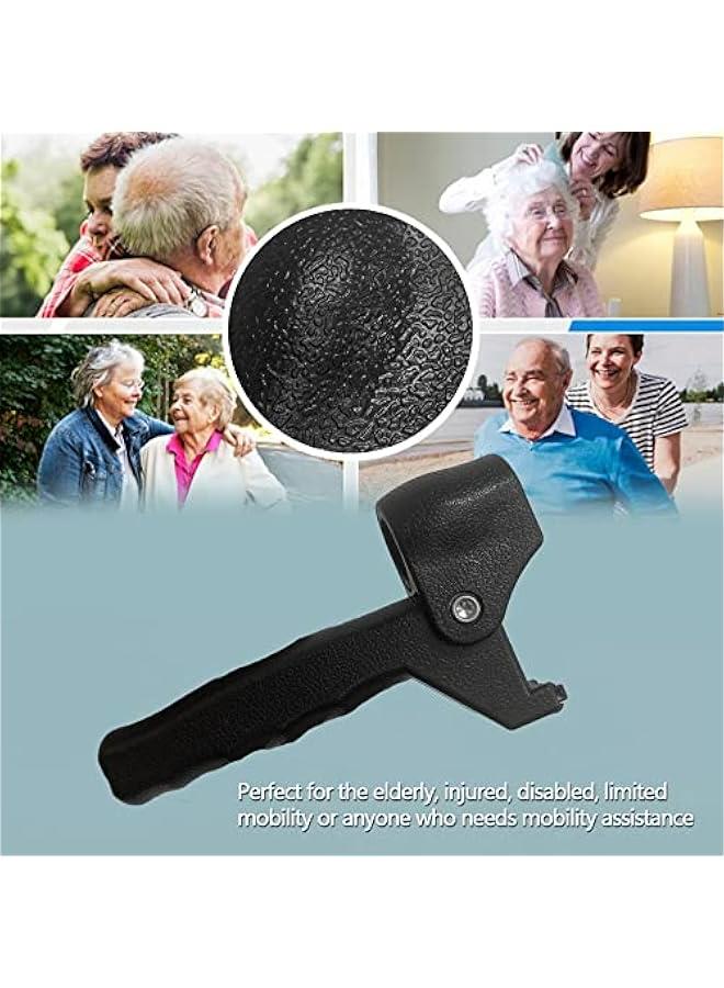 Generic Walking Cane Handle Grips Support Stand Assist for Walker or Crutch, Fits Crutch Pipe Dia 1" for Elderly, Disabled, Limited Mobility  - Image 5