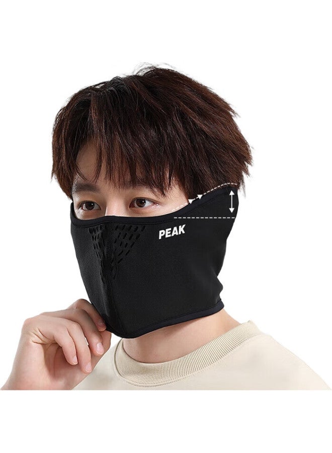 PEAK Winter Unisex Cycling Face Mask, Cold-Proof, Windproof, Breathable, Warm, Ski Face Mask, Black - Image 1