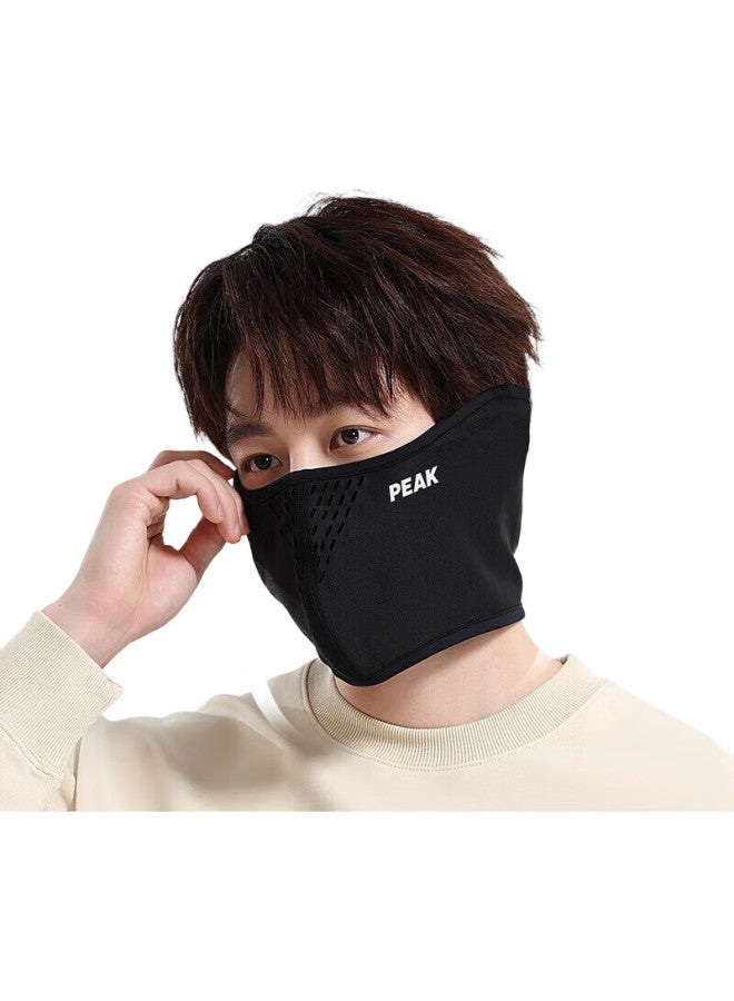 PEAK Winter Unisex Cycling Face Mask, Cold-Proof, Windproof, Breathable, Warm, Ski Face Mask, Black - Image 2