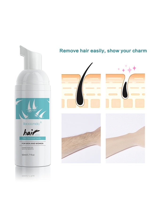 ibcccndc Hair Removal Spray 50ml, Painless Hair Removal Spray, Armpit Gentle Hair Remover Refreshing Quick Hair Removal Spray, Suitable for All Skin Types - Image 2