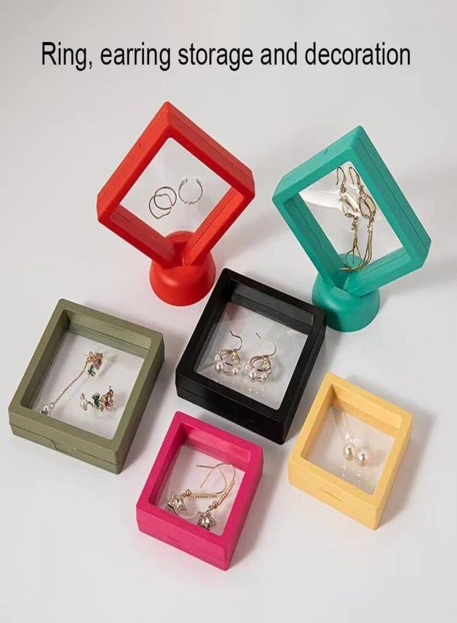 V2H 1Pcs Transparent PE Film Plastic Storage Box Classification Trinket For jewellery Crystal Gem Box Holder Organizer Earrings Ring PACK Of 1 - Image 3