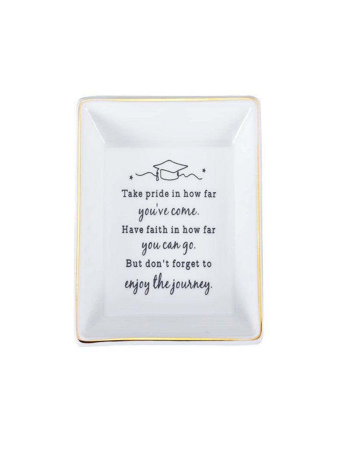 Perleddom 2026 Graduation Decorations Class of 2026 Gifts 6th Grade Graduation Gifts Ceramic Ring Dish Senior Year Grad College High School Grad Decorations Birthday Present for Women, Girls, Friends - Image 1