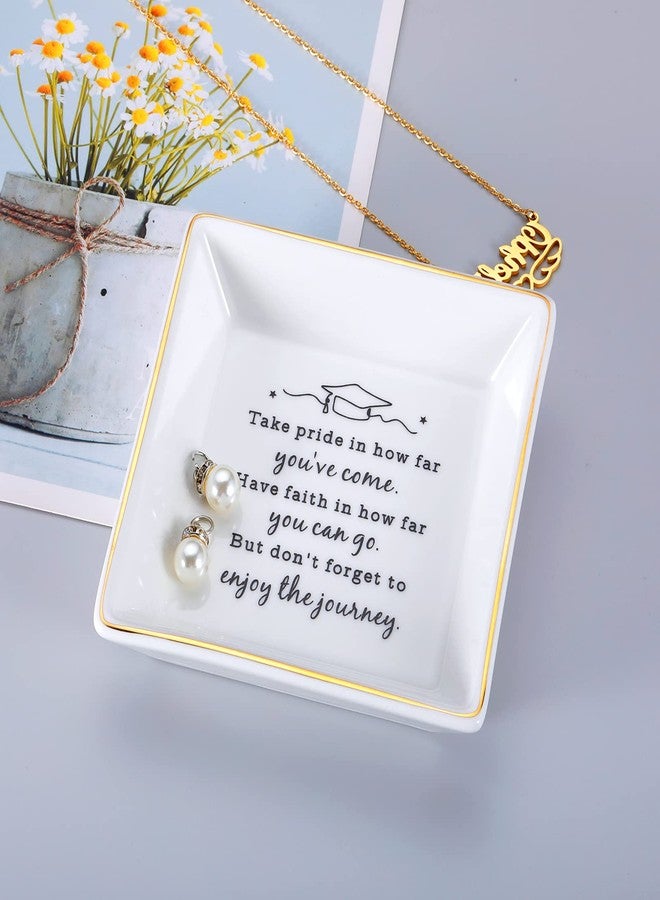 Perleddom 2026 Graduation Decorations Class of 2026 Gifts 6th Grade Graduation Gifts Ceramic Ring Dish Senior Year Grad College High School Grad Decorations Birthday Present for Women, Girls, Friends - Image 3