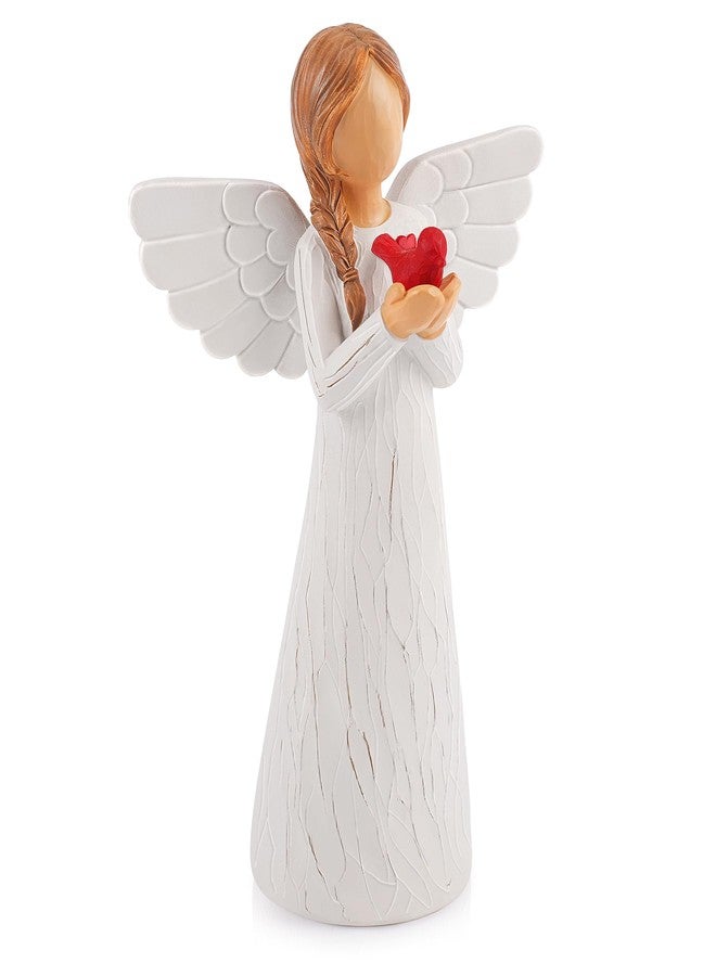 Fighting to Achieve Cardinal Gifts for Women,Memorial Gift for Loss of Mom,Sympathy Gifts for Loss of Loved One,Grief Gift for Women,Red Cardinal Figurine for Her,Sculpted Hand-Painted Red Bird Angel Figurines - Image 1