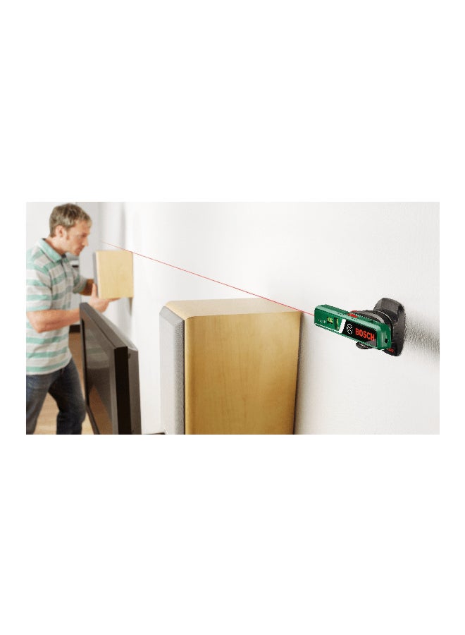 BOSCH PLL 1 P Handy Pocket-Sized Laser Spirit Level Green and White 6.8 x 26.8 x 14.1 cm JE0 603 663 300 - Image 2