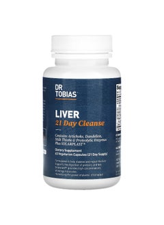 Dr. Tobias Dr. Tobias, Liver 21 Day Cleanse, 63 Vegetarian Capsules  - Image 1