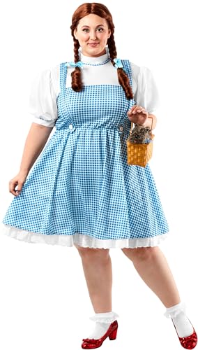 Rubies The Wizard of Oz: Dorothy Costume for Adults, Women's Plus - Image 4