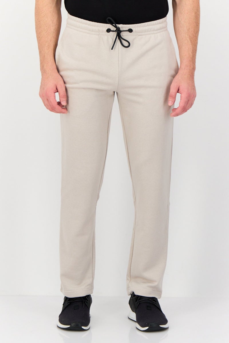 RBX Men Sportswear Fit Outdoor Sweatpants, Beige - Image 1