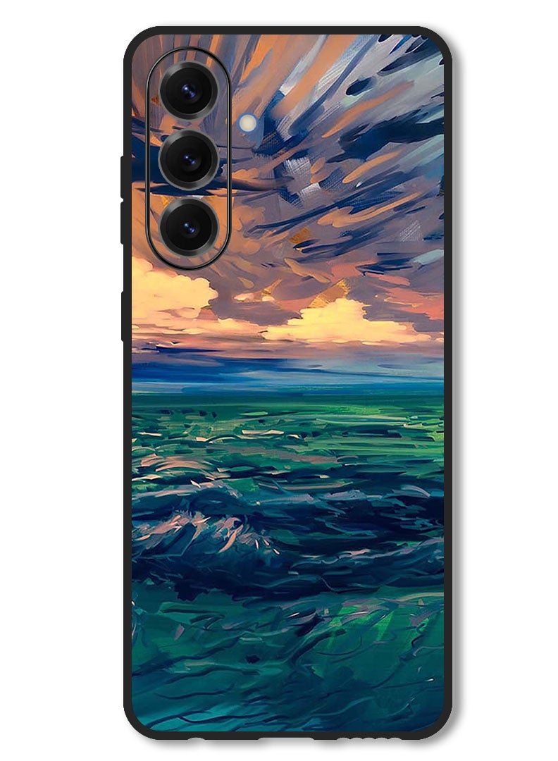 Theodor حافظة متوافقة مع سامسونج جالاكسي S25 FE 6.7 بوصة حماية مضادة للصدمات غطاء جانبي - Image 1